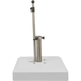 Liro Schirmständer Alu-Vario 50 Aluminium 55 x 55 cm Weiß