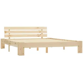 vidaXL Massivholzbett 180 x 200 cm Braun