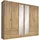 Rauch Wäscheschrank WILDBERG 271 x 210 x 54 cm Beige/Braun