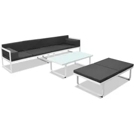 vidaXL Garten-Lounge-Set schwarz 42815