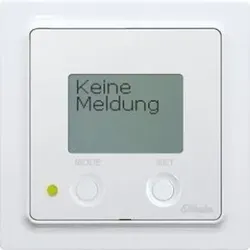 Eltako 30000727 Funk-Alarm-Controller 55x55mm mit Display, reinweiß glänzend FAC55D/230V-wg