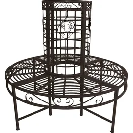 Garden Pleasure Larissa 121 x 112 x 44,5 cm Schwarz