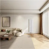 EMKE Flachheizkörper 1600 x 460 mm 850 W weiß Mittelventil