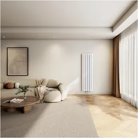 EMKE Flachheizkörper 1600 x 460 mm 850 W weiß Mittelventil