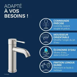 Grohe Essence S-Size Einhandmischer supersteel 23590DC1