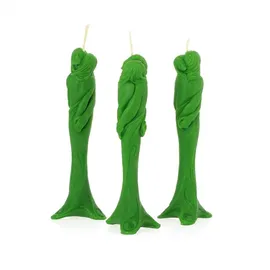 Nklaus Stella der Liebe 3 Stück Bienenwachs grün