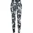 URBAN CLASSICS Ladies Tie Dye Leggings Schwarz M