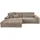 KAWOLA Ecksofa LANA Sofa taupe Cord