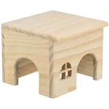 Trixie 61261 Haus, nagelfrei, Hamster, Holz, 15 × 12 × 15 cm