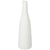 Gasper Vase H 27 cm VANUCI, H 27 cm - Weiß - Keramik