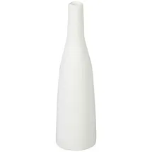 Gasper Vase H 27 cm VANUCI, H 27 cm - Weiß - Keramik