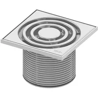 TECE drainpoint S Rostrahmen Kunststoff, 142x142mm, inklusive Designrost, 3660003