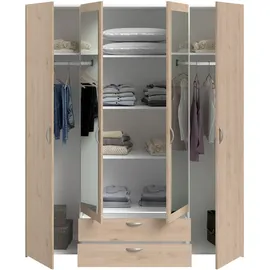 Parisot Drehtürenschrank Daily 160 x 185 x 51 cm Braun
