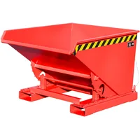 Bauer Kippbehälter Stahl 600 mm rot