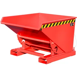 Bauer Kippbehälter Stahl 600 mm rot