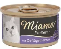 Miamor Pastete Geflügelherzen 85g