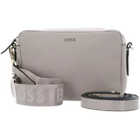 Boss Alyce Umhängetasche Leder 21 cm beige