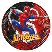 Procos Spiderman FSC Pappteller Next Generation, 23 cm, 8 Stück