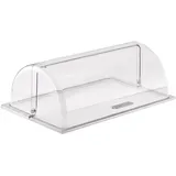 APS 11018 GN 1/1 Transparente Roll-Top Abdeckung weiß 170(H)x 325(W)x 530(L)mm