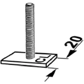 KAMEI Ergänzungssatz Komfort-Schiebe-Befestigung 05200510