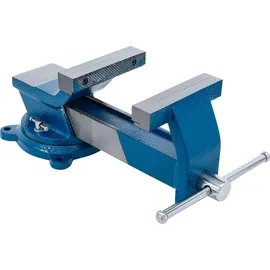 BGS Schraubstock Stahl 150 mm blau geschmiedet