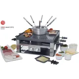 Solis Combi-Grill 3-in-1 Typ 796, Racletteofen, Grau, Silber