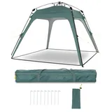 Justcamp Alabama 2,5 x 2,5 m Mint/Blau