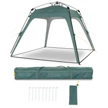 Justcamp Alabama 2,5 x 2,5 m Mint/Blau