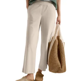 Cecil Wide Leg Hose Neele Beige L