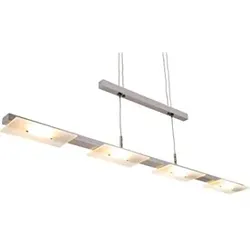 BRILONER Leuchten - LED Pendelleuchte, Esstischlampe, Wohnzimmerleuchte, LED 4x4.5W