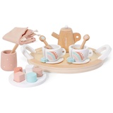 MINILAND BABY Miniland 94062 Teeset aus Holz für Puppen Mehrfarbig