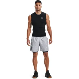 Under Armour HeatGear Armour Kompressions-Tank-Top Herren 001 black/white L