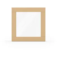 Fenster Beige RAL 1001, Holzfenster, Classic IV 68, 510 x 510 mm, einteilig, festverglast, individuell konfigurieren