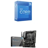 Intel Core i5-12600KF 12. Generation Desktop Prozessor (Basistakt: 3.7GHz Turboboost: 4.9GHz, 6 Kerne, LGA1700) + PRO Z690-A WiFi Mainboard ATX, unterstützt Intel Prozessoren 12. Generation