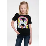 LOGOSHIRT T-Shirt "My Little Pony", Mädchen, Gr. 92/98, schwarz, 100% Baumwolle, bedruckt, normal, Rundhals, Shirts T-Shirt, im lizenzierten Originaldesign