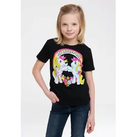 LOGOSHIRT T-Shirt "My Little Pony", Mädchen, Gr. 92/98, schwarz, 100% Baumwolle, bedruckt, normal, Rundhals, Shirts T-Shirt, im lizenzierten Originaldesign