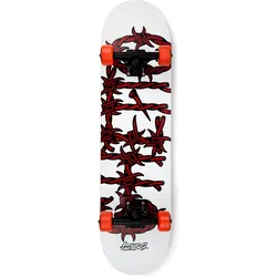 Skateboard Komplettboard für Anfänger Barded Wire Red 8.25” 8,25