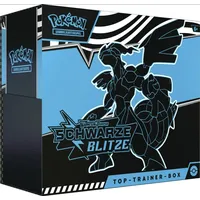 Pokémon Top Trainer Box Karmesin & Purpur Schwarze Blitze
