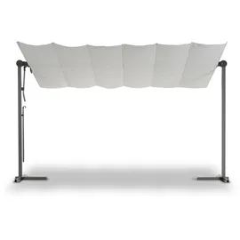LECO Standmarkise Waved 400 x 250 cm grau