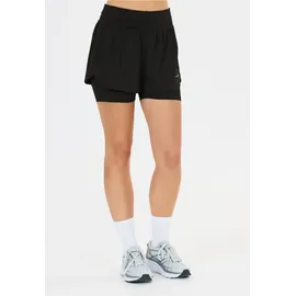 Endurance Less 2in1 Shorts Damen Schwarz 36
