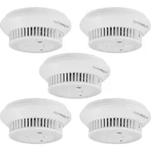 eQ-3 Homematic IP Smart Home 5er-Set Rauchwarnmelder mit Q-Label, HmIP-SWSD-2
