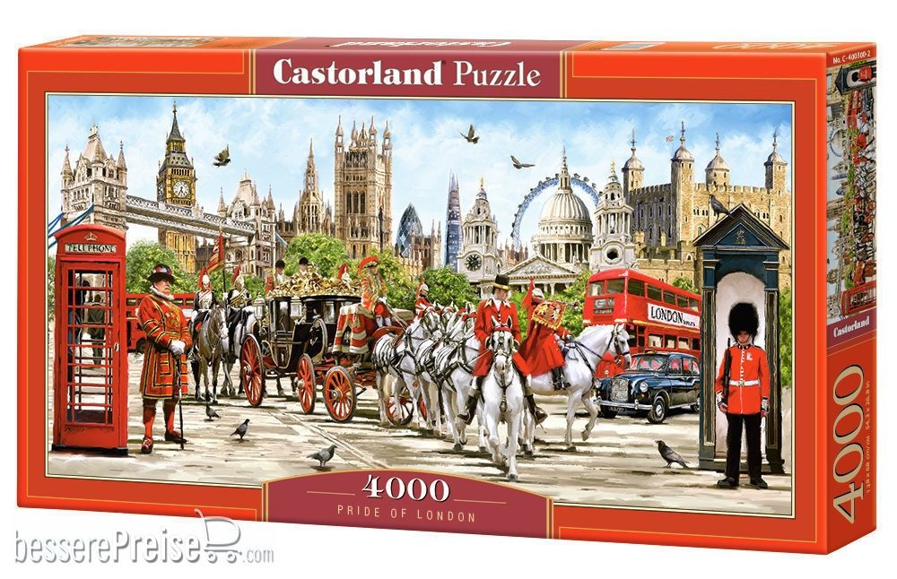 Castorland C-400300-2 - Pride of London, Puzzle 4000 Teile