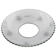 Wiedemann Kerzenmanschette Sterne Glas