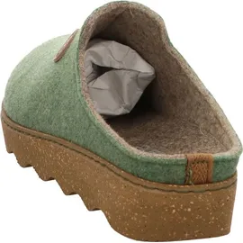 ROHDE Damen Pantoffeln Hausschuhe Softfilz Foggia 6120, Größe:38 EU, Farbe:Grün - Gr.: 38