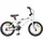 vidaXL BMX 16 Zoll RH 0 cm weiß