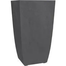 Pflanzen Kölle Diva Basalt 43,5 x 43,5 x 78,2 cm Grau