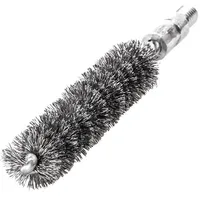 Lessmann Rohrbürste L.115mm D.12mm VA-Stahldraht gewellt Besatz-L.80mm