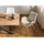 Massivmoebel24 Polsterstuhl Buche Polyester beige/braun