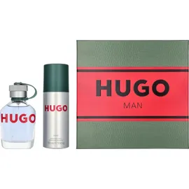 HUGO BOSS Hugo Man Eau de Toilette 75 ml + Deo Spray 150 ml Geschenkset 2