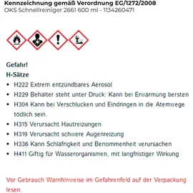 OKS Schnellreiniger 600 ml